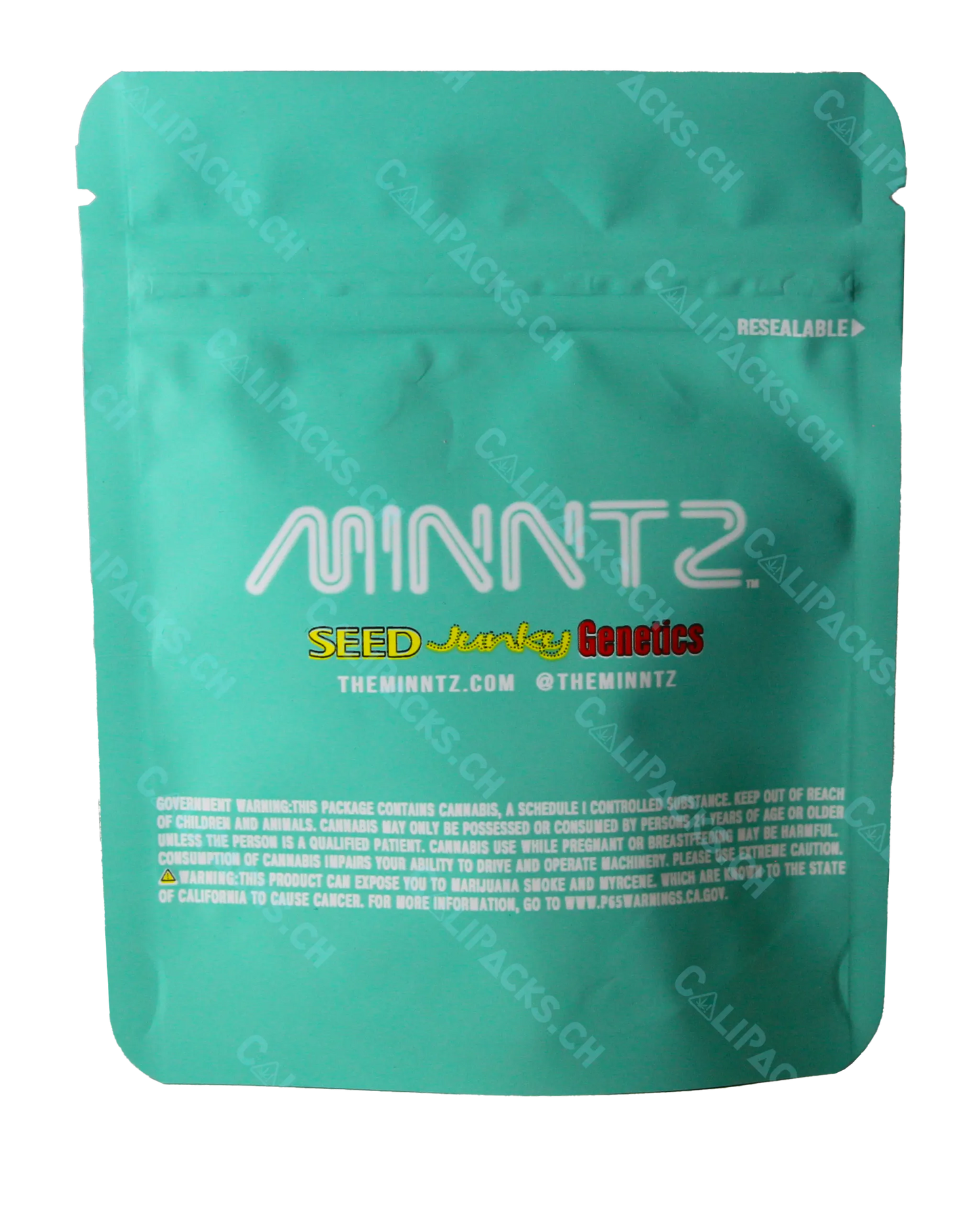 MINNTZ The Soap - Leeres 3.5g Cali / Mylar Pack