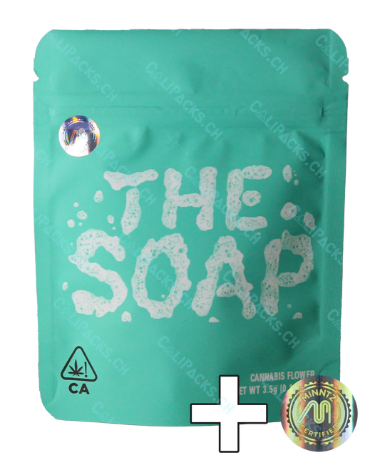 MINNTZ The Soap - Leeres 3.5g Cali / Mylar Pack