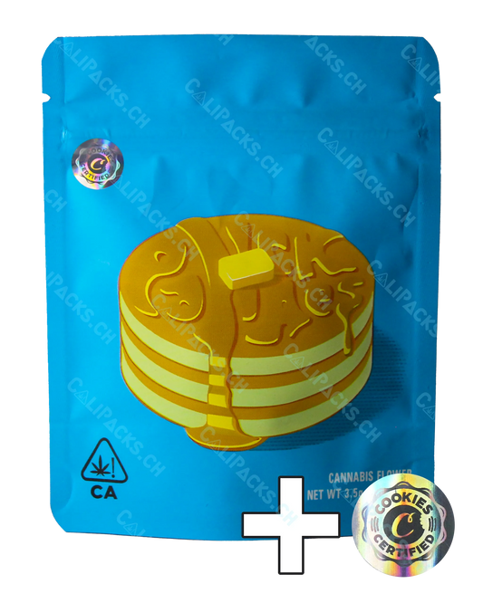 Cookies Pancakes - Leeres 3.5g Cali / Mylar Pack